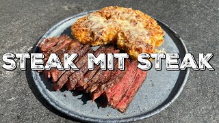 STEAK MIT STEAK  die perfekte Beilage [upl. by Che]