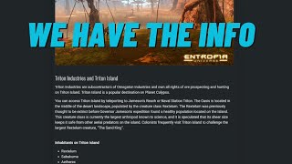 Triton Industries Shares All The Info  Entropia Universe Stuff [upl. by Hyacinth]