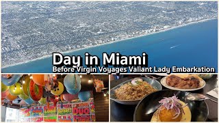 Spend a Day in Miami before Cruise Embarkation on Virgin Voyages Valiant Lady Christmas Cruise [upl. by Laeahcim]