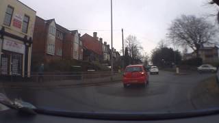 Driving Lessons Stoke on Trent Porthill Turn Right to A500 from Wolstanton [upl. by Alleunam17]