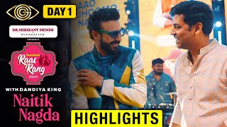 Best Moments of Naitik Nagda  Day 1  Highlights  Navratri 2023  GGC [upl. by Ibloc]