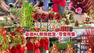 2024 Pudu Ria Florist CNY WholesaleRetail In Kuala Lumpur ancient Chinese market [upl. by Sorvats]