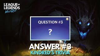 Answer 3  Kindreds Trivia  Wild Rift [upl. by Aettam]