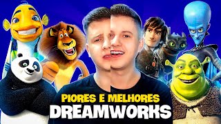 Piores e Melhores ANIMAÇÕES DREAMWORKS [upl. by Whittemore617]