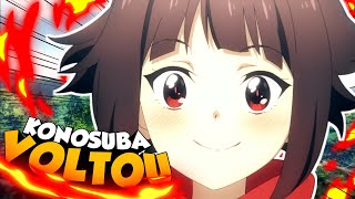 KONOSUBA VOLTOU mais ou menos  Konosuba Bakuen Wo Episódio 1 [upl. by Hasina45]