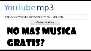 Que pasara con Youtube mp3 1 antes de su cierre [upl. by O'Neil588]