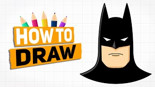 HOW TO DRAW BATMAN STEP BY STEP EASY AND QUICK [upl. by Roley]