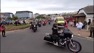 Satans Slaves motorcycle club Paignton Bike night [upl. by Irtimid153]