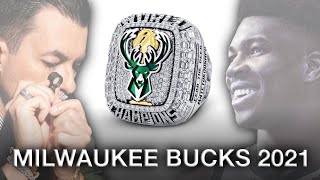 IL quotSORPRENDENTEquot ANELLO NBA DEI MILWAUKEE BUCKS 2021 [upl. by Yoko366]