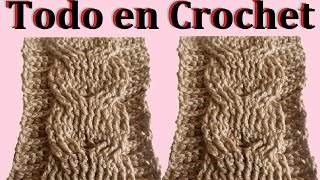 Trenza en crochet [upl. by Oilcareh267]