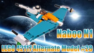 42117 Naboo N1 Starfighter  LEGO Technic 42117 Alternate Build 28 with FREE INSTRUCTIONSgrohl666 [upl. by Akemet]