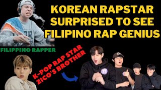 Filipino rap that Korean rap stars listen to Panalo reaction ezmil [upl. by Torres]