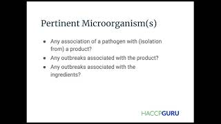 Types of Pathogens  HACCP Certification Training FREE COURSE [upl. by Naarah]