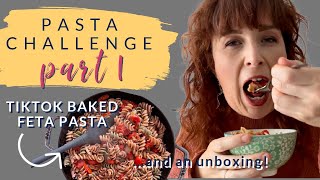 Plantbased Pasta Challenge Part 1  Unboxing and TikTok Pasta [upl. by Birdie]