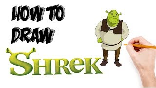 How to Draw Shrek  Cartooning 4 Kids [upl. by Enelloc96]