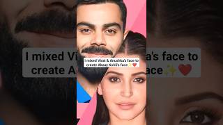 Mixing Virat amp Anushkas face to create Akaay Kohlis face😱🔥 akaaykohli viratkohli anushkasharma [upl. by Cowie]