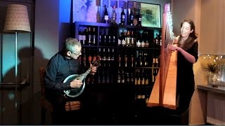 Celtic Harp and Mandolin quotLa Santa Allegrezzaquot Harfe [upl. by Nim468]