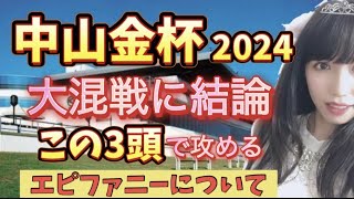 中山金杯2024 大混戦に結論、この3頭から攻める エピファニーについて [upl. by Ardnnek727]