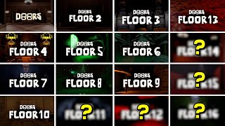 DOORS FLOOR  Chapter 1 To 15  Poster Comparison [upl. by Dnaltroc382]