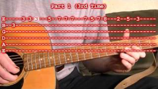 O Christmas Tree Tannenbaum Easy Guitar Lesson [upl. by Amaty]