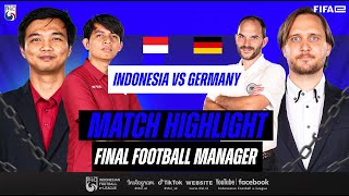 Indonesia Juara Dunia Football Manager   FIFAe World Cup 2024  Indonesia vs Germany [upl. by Fulvia17]