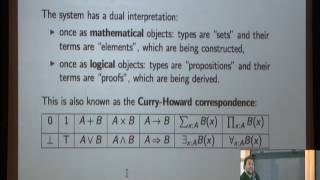 Univalent Foundations Seminar  Steve Awodey [upl. by Grand]