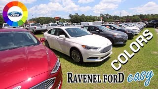 Some Colors of the 2018 Ford Fusion  Exterior Colors Review [upl. by Nhguavoj415]