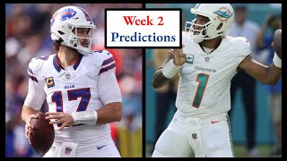 Week 2 NFL Predictions 2024 [upl. by Annahsirhc62]