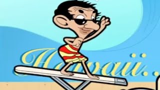 Surfing Indoors  Mr Bean Official Cartoon [upl. by Elleda]