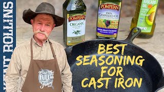 Best Oils for Seasoning Cast Iron  How to Season Cast Iron [upl. by Odnama]