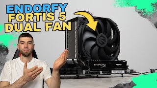 Endorfy Fortis 5 Dual Fan  Montaż🔥️Najlepsze chłodzenie do 200zł Recenzja Unboxing  pc  gaming [upl. by Atims]