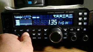 Hidden menu my Yaesu Ft 450 D [upl. by Redyr540]