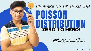 Poisson Distribution  Probability Distribution  Probability tks probability krishnasuri maths [upl. by Eidod]