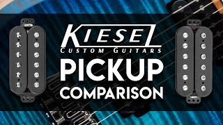 Kiesel Guitars 6 String Humbucker Pickup Comparison 2019 [upl. by Liahus]