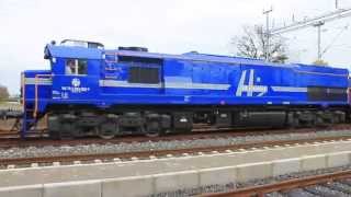 HŽ 2063 003 EMD GT26CW2 on freight train after overhaul [upl. by Parcel]