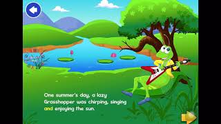 Storytelling  The Ant and The Grasshopper  Dongeng Anak Berbahasa Inggris  Semut dan Belalang [upl. by Corry]