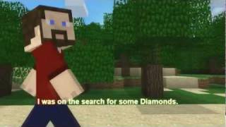 Minecraft in Search of Diamonds Lyrics [upl. by Einitsed402]