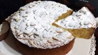 Torta della nonna con crema allarancia quotRICETTA DOLCE GOLOSISSIMAquot [upl. by Yaf]