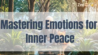 Mastering Emotions for Inner Peace A Guide to Finding Strength in Emotion  𝐙𝐞𝐧 𝐂𝐨𝐢𝐧 [upl. by Deenya752]