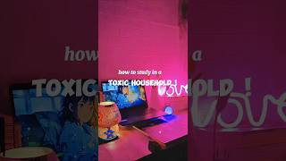 How to study in a toxic household📚studymotivation studytips motivationstudy examaesthetic [upl. by Adianez]