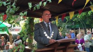 20160513 0207 Bürgermeister W Holberg Ansprache Rückblick  715 Stadtgeburtstag Bergneustadt [upl. by Gabbey117]