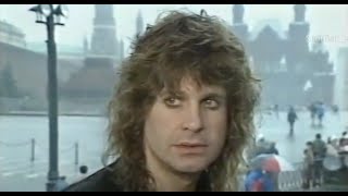 Ozzy Osbourne  interview Moscow 1989 [upl. by Pearla910]