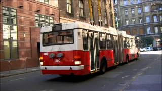 TrolleybusObus in Budapest  троллейбус [upl. by Ettesil]