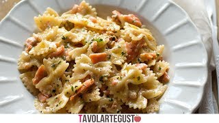 FARFALLE AL SALMONE Ricetta Facile e Trucchi per un risultato perfetto [upl. by Lliw233]