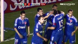 Nacional 02 U de Chile HD Copa Sudamericana 2011 goles de Vargas y Rodriguez [upl. by Perren]