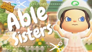 LETS BUILD ABLE SISTERS AREA TAILOR SHOP ACNH  COTTAGE CORE ISLAND  ANIMAL CROSSING NEW HORIZONS [upl. by Htebzil]