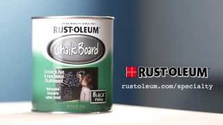 How to Apply RustOleum Chalkboard Paint [upl. by Dub]