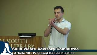 Solid Waste Advisory Committee  Forum on Article 18  Disposable Plastics Ban [upl. by Shir965]