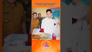 WAPRES GIBRAN TINJAU PROGRAM MAKAN BERGIZI GRATIS DI SMKN 3 TANGERANG videoviral shortvideo fyp [upl. by Qerat]