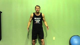 Standing Elbow to Knee  HASfit Abdominal Exercises  Ab Exercises  Abs Exercise [upl. by Stephenson]